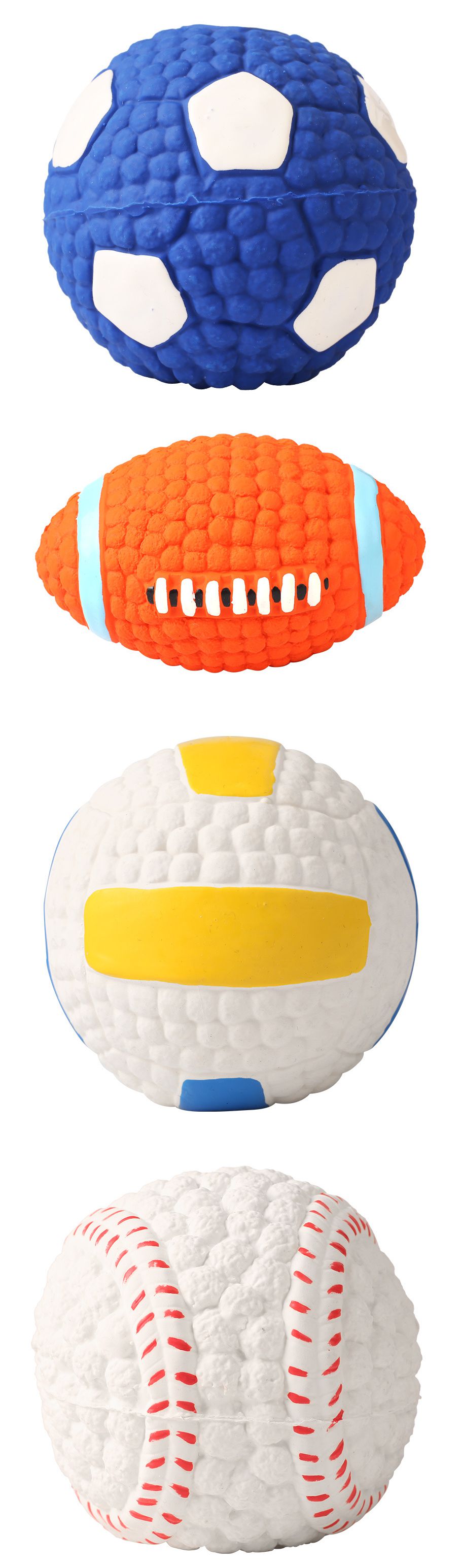 Sports ball Latex dog toys 03