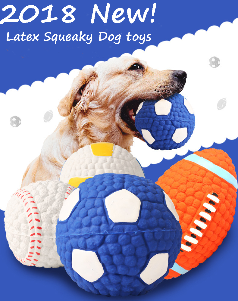 Balls latex dog toy 01
