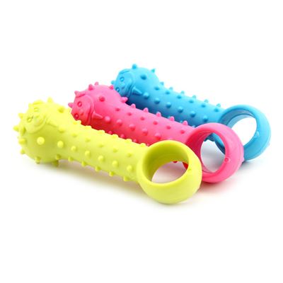 HAPEE RUBBER TEETH CLEANING CHEW DOG TOY