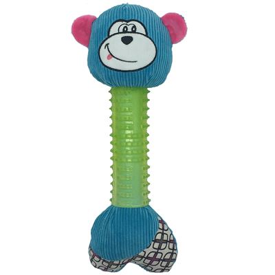 TPR SPIKY NECK SQUEAKY DOG TOYS HEAVY CHEW
